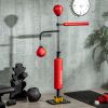 Soozier 4'7"-6'8" Boxing Bag Stand with Speed Bag and Reaction Bar Challenge