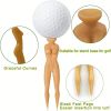 10pcs Creative Plastic Golf Tees; Durable Stable Golf Ball Holder; Gift For Men Women Golf Lovers