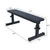 Flat Weight Bench Home Dumbbell Stool Home Fitness Strength Training Bench Comfortable Design