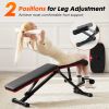 Weight Bench Adjustable Workout Bench for Home Gym, Foldable Bench Press for Full Body Exercise and Strength Training