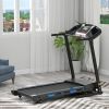 Treadmills for Home, Electric Treadmill with Automatic Incline, Foldable 3.5HP Workout Running Machine Walking