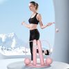 1pc Pink Cordless Adjustable Jump Rope With Weighted Ball And Intelligent Counter Screen For Outdoor Fitness Sports; For Home Workout