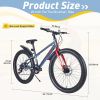 Mountain Bike for Girls and Boys Mountain 24 inch shimano 7-Speed bike