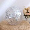 Inflatable Beach Ball; 16/24 In Pool Toys Balls; Giant Confetti Glitters Inflatable Clear Water Ball; Swimming Pool Water Beach Toys Outdoor; Summer B