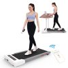 Walking Pad Treadmill Under Desk,Portable Mini Treadmill 265 lbs Capacity with Remote Control,Installation-Free Jogging Machine for Home/Office