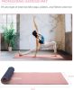 COOLMOON 1/4 Inch Extra Thick Yoga Mat Double-Sided Non Slip,Yoga Mat For Women and Men,Fitness Mats With Carrying Strap,Eco Friendly TPE Yoga Mat