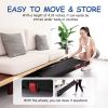 Walking Pad Treadmill Under Desk,Portable Mini Treadmill 265 lbs Capacity with Remote Control,Installation-Free Jogging Machine for Home/Office