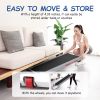 Walking Pad Treadmill Under Desk,Portable Mini Treadmill 265 lbs Capacity with Remote Control,Installation-Free Jogging Machine for Home/Office