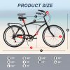 HARMI Multifunctional Adult Beach Cruiser Bike, 7-Speed Bike, Multi-Color, 26-Inch Wheels, Men's and Women's